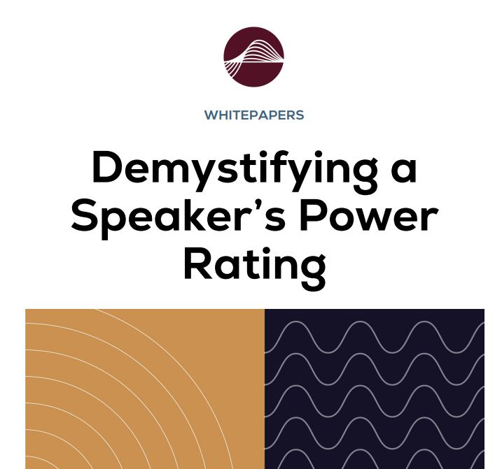 Demystifying a Speaker’s Power Rating