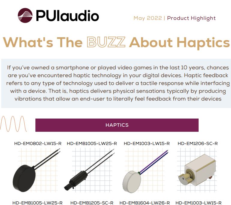 Haptics Product Highlight