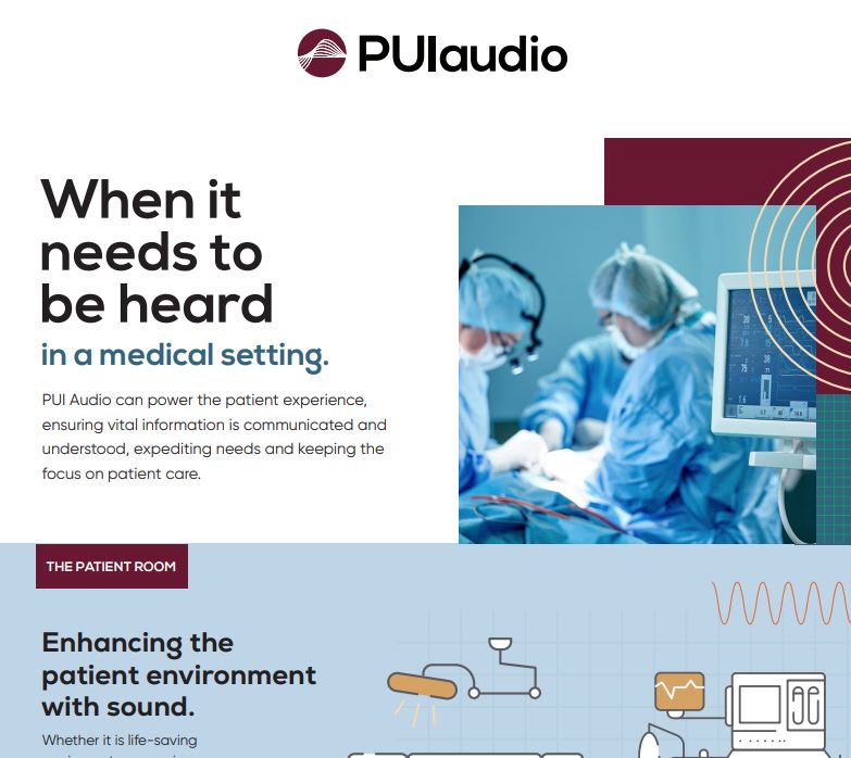 PUI Audio – Medical Applications