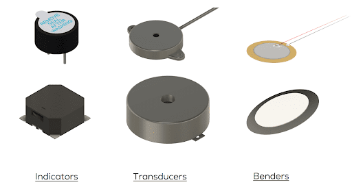 product examples of indicators, transducers, and benders